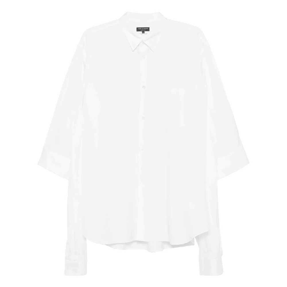 Comme des Garçons Cut-Out Double-Sleeves Overhemd White Heren