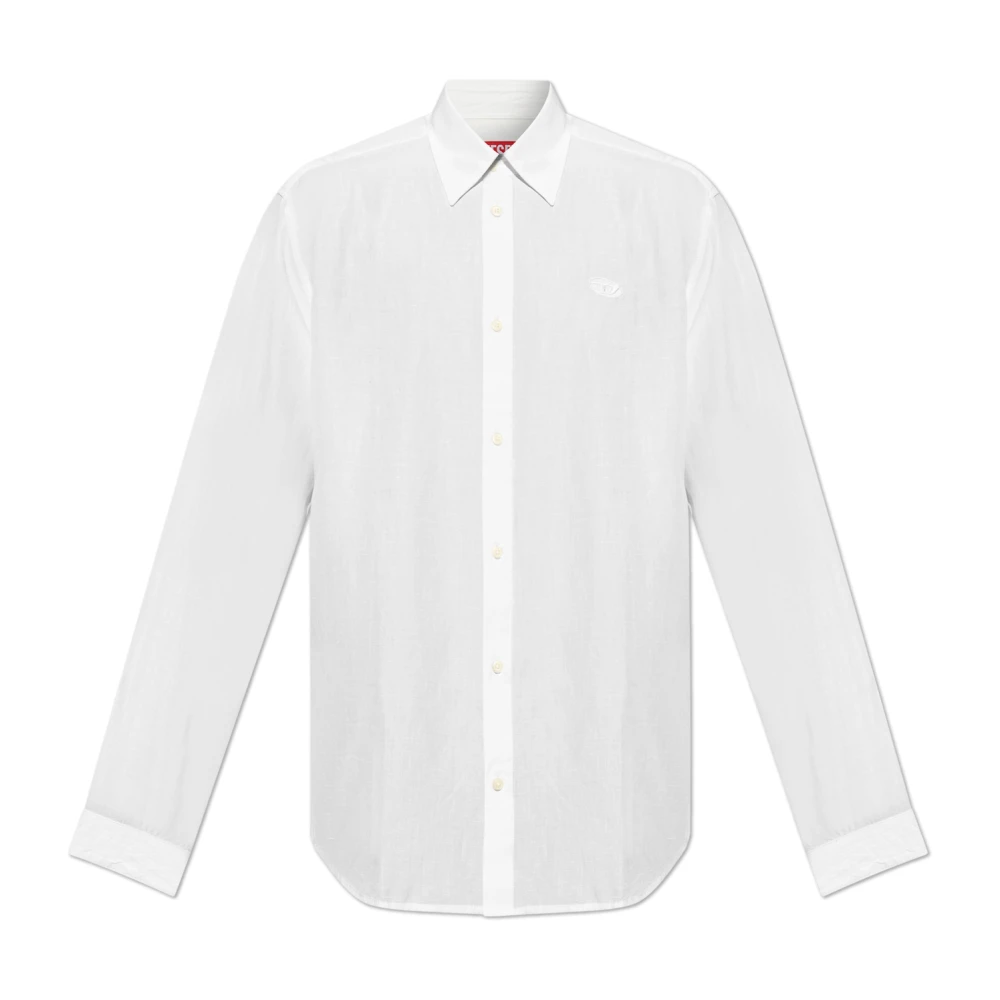 Diesel Uomo Bianco Magliette, L, New,