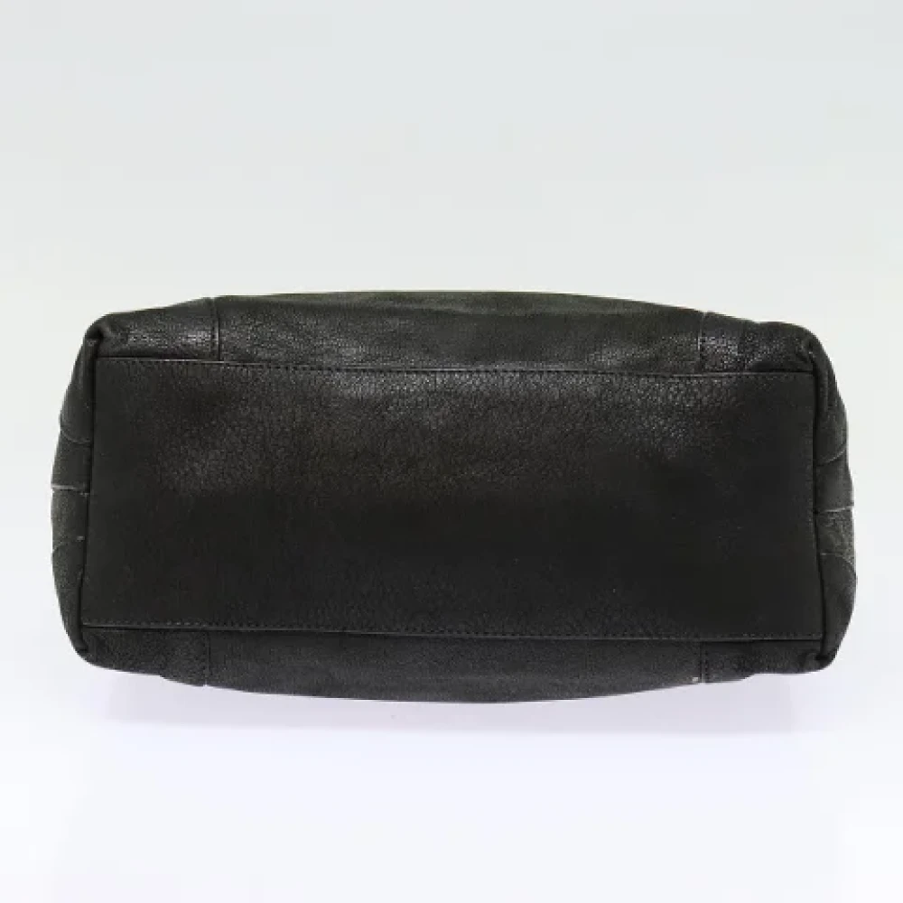 Prada Vintage Pre-owned Leather prada-bags Black Dames