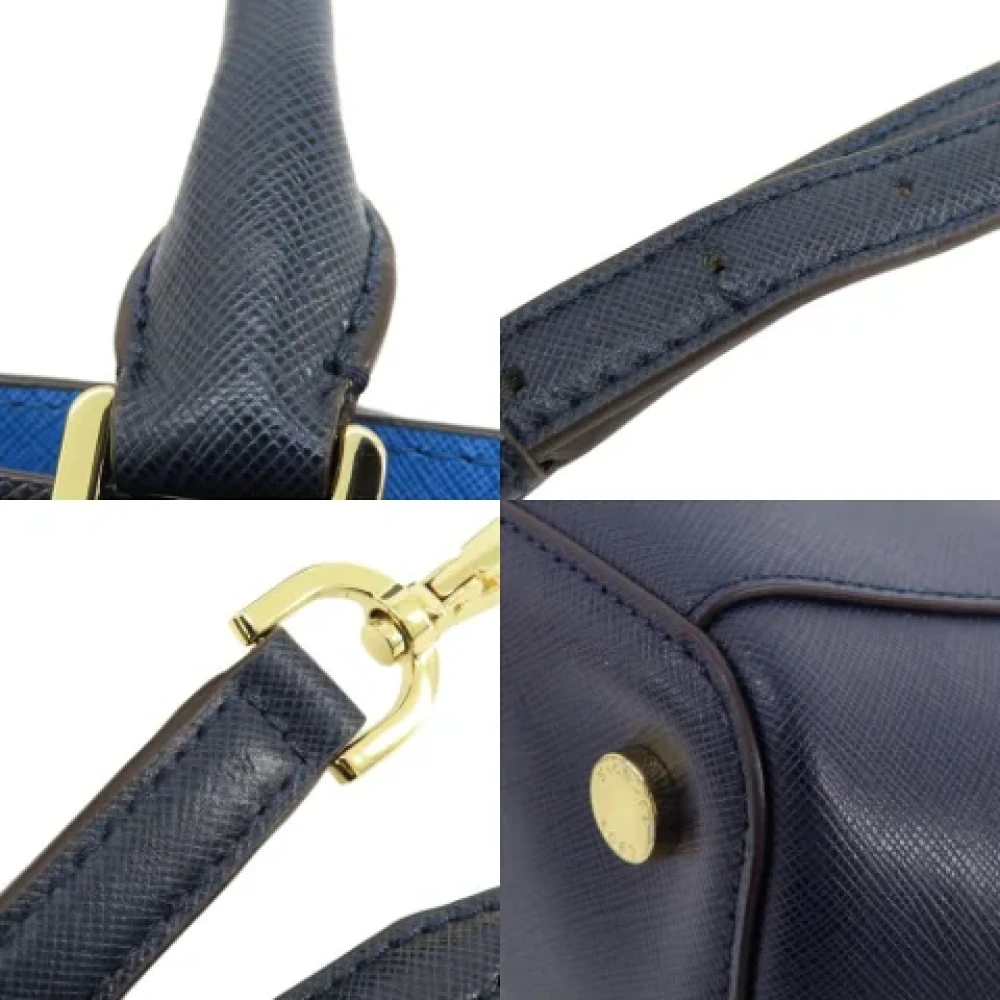 Michael Kors Pre-owned Leather handbags Blue Dames