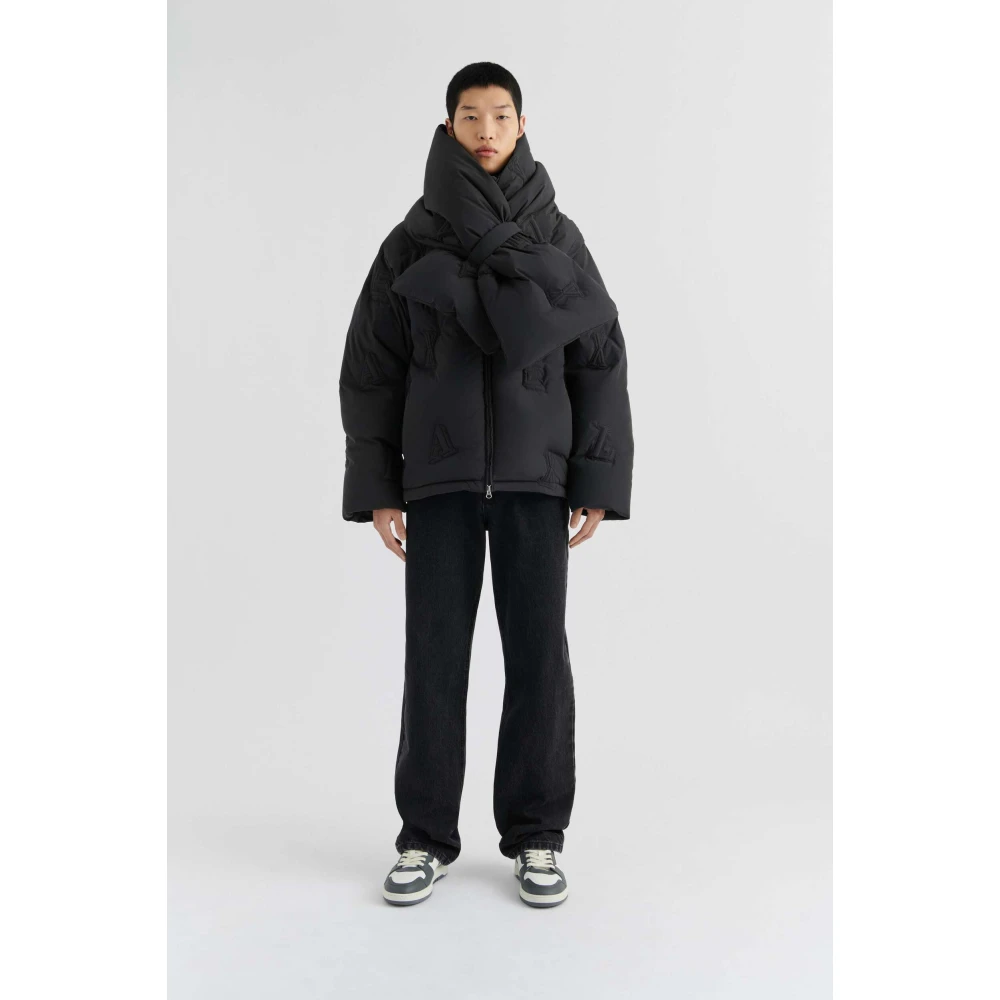 Axel Arigato Monogram Gewatteerde Puffer Jacket Gray Heren