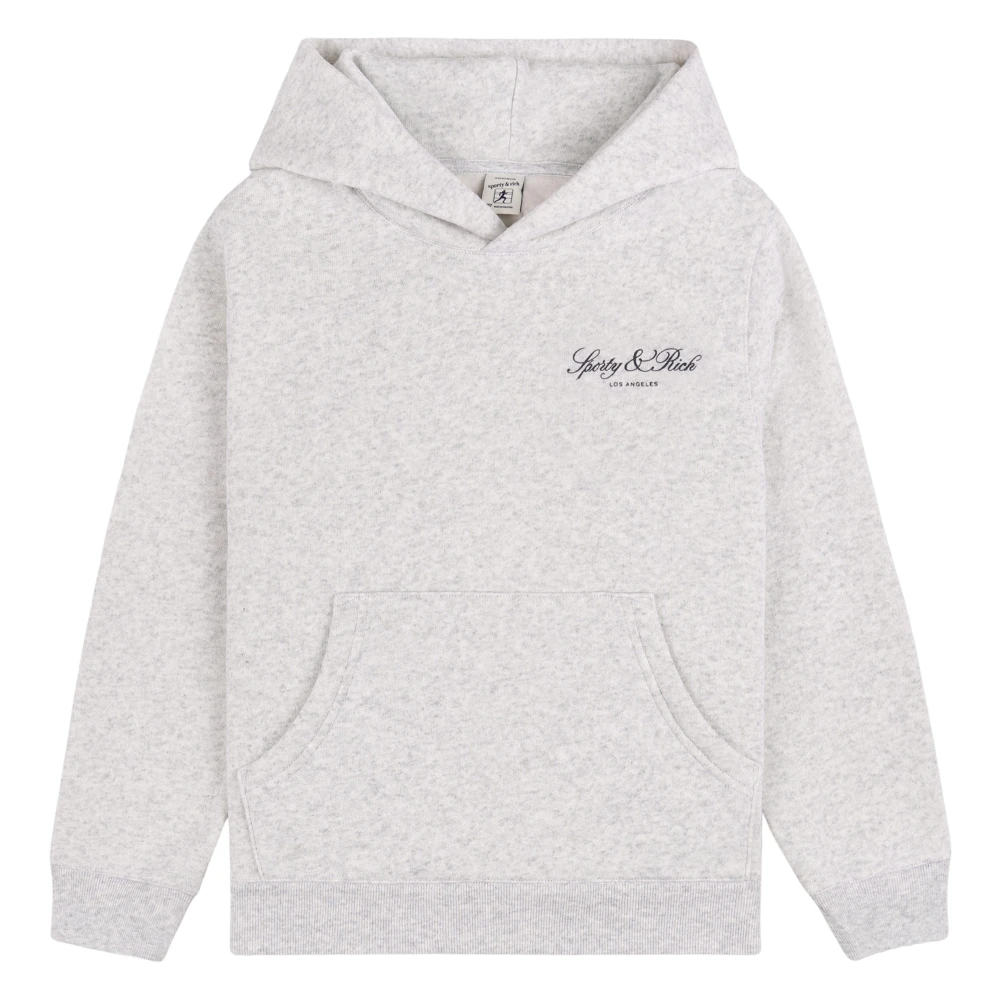 Sporty & Rich Gray Vendome La Hoodie - Unisex - Kids Sweatshirts - 4 Y - Kids