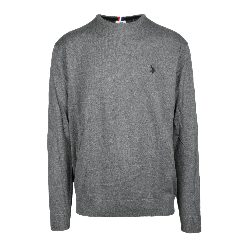U.s. Polo Assn. Katoen Kasjmier Gebreide Trui Gray Heren