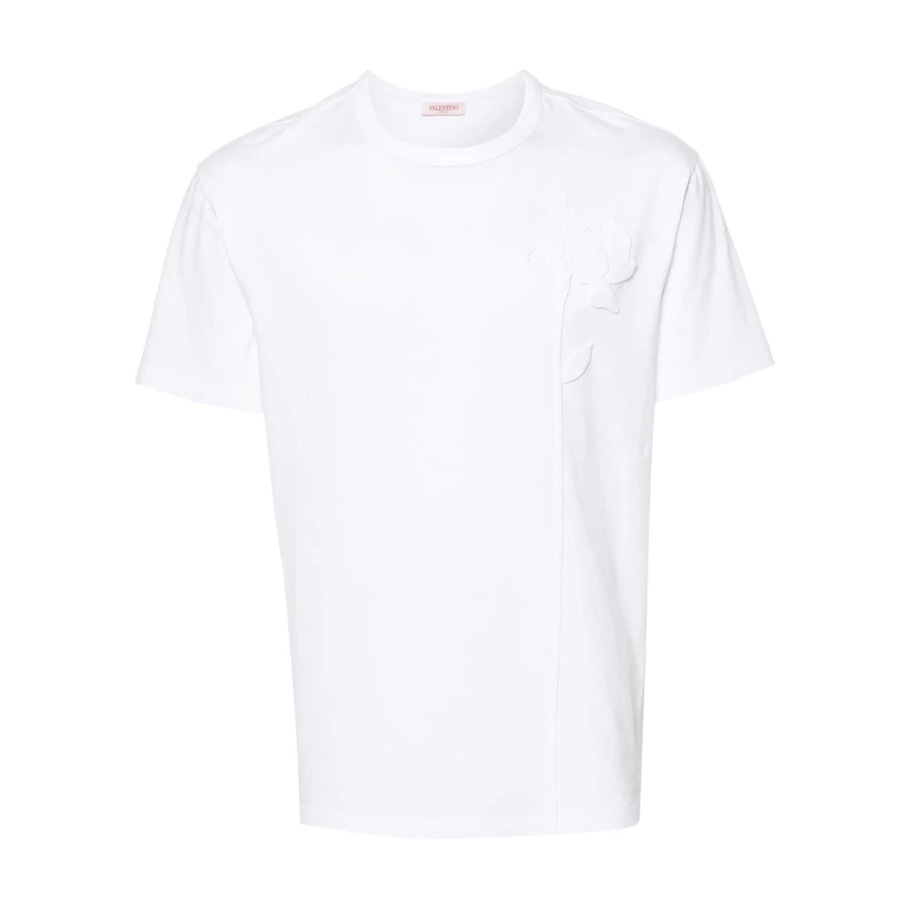 Valentino Garavani Stijlvolle T-shirt 4V0Mg01Fa220Bo White Heren