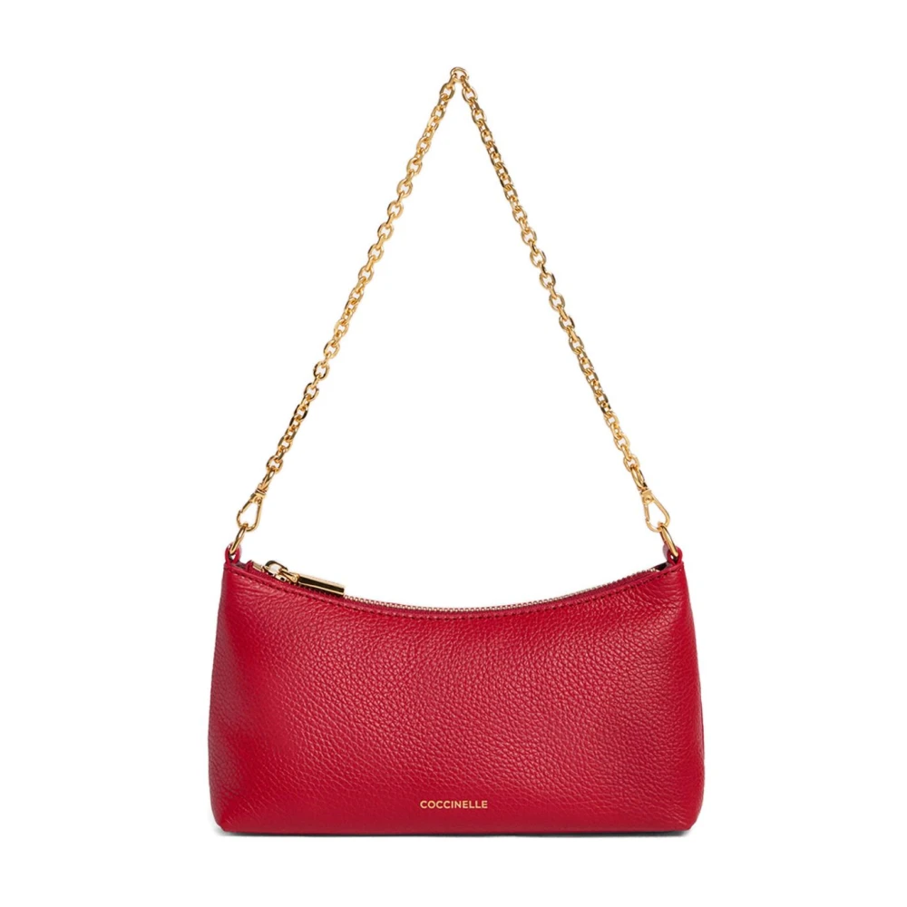 Coccinelle Women's Red Shoulder Bags, One Size, Aura Shoulder Bag