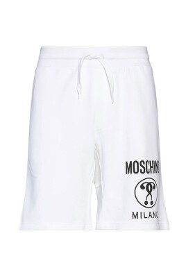 white-cotton-logo-shorts