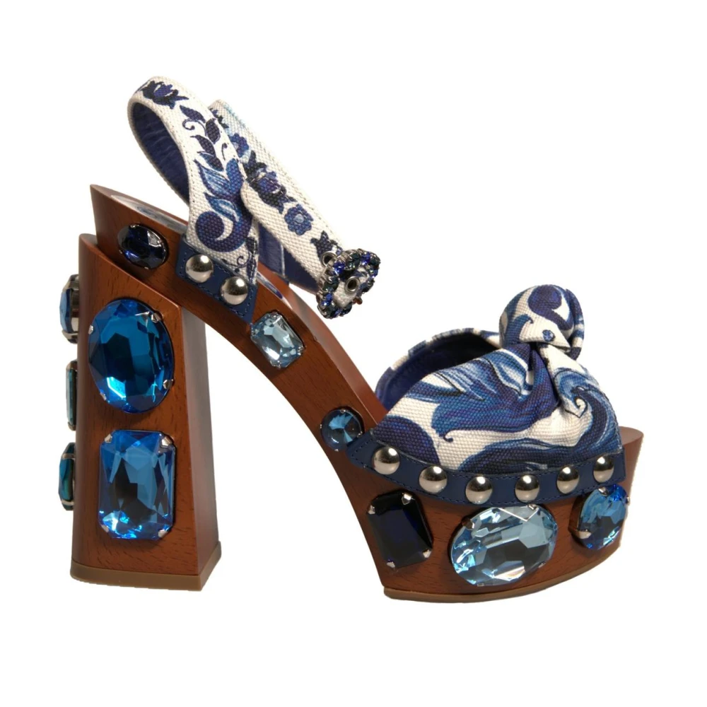 Dolce & Gabbana Women's Crystal Embellished Platform Sandals