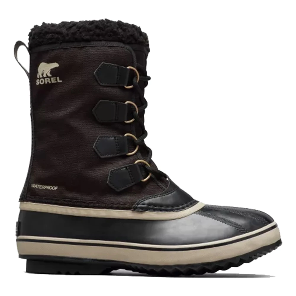 Sorel Vattentäta Nylon Vinterstövlar Black, Herr