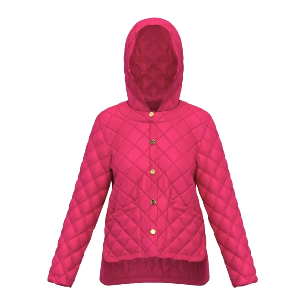 Emme DI Marella Stijlvolle jas met 100% samenstelling Pink Dames