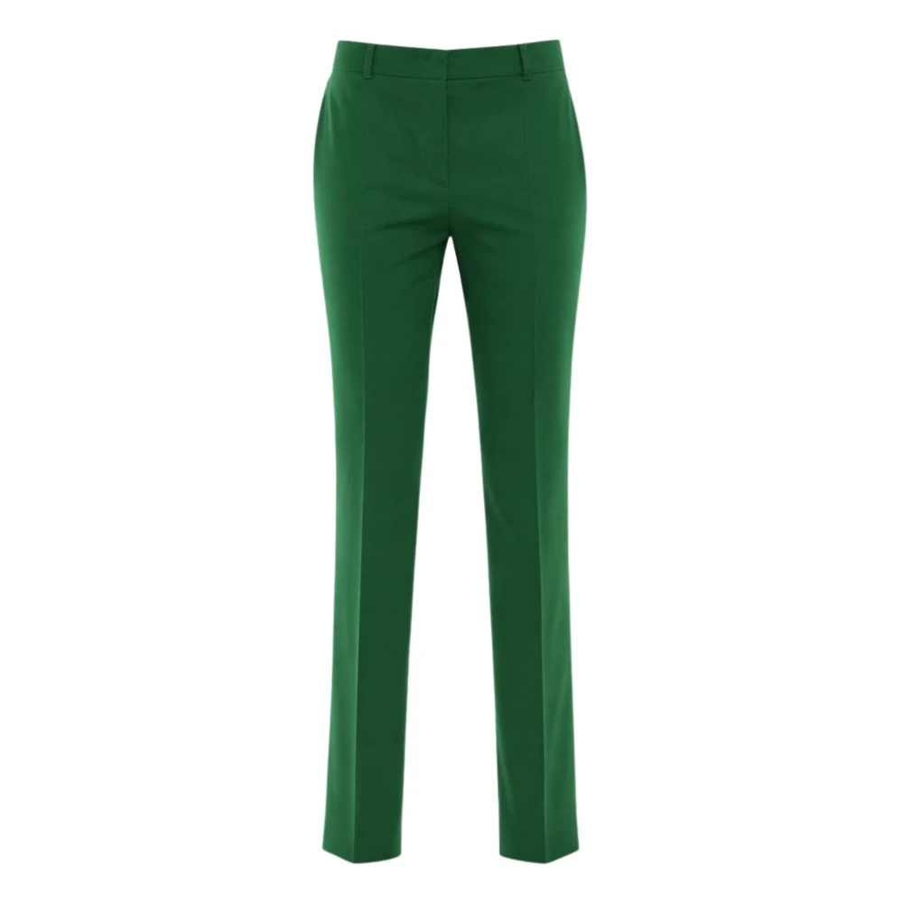 Max Mara Studio Women's Green Trousers - Wide Trousers - Xs - Trousers