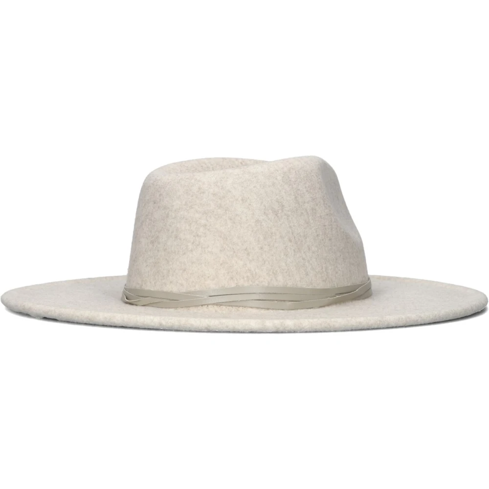 Notre-v Elegante Vanity Hoed voor Vrouwen Beige Dames