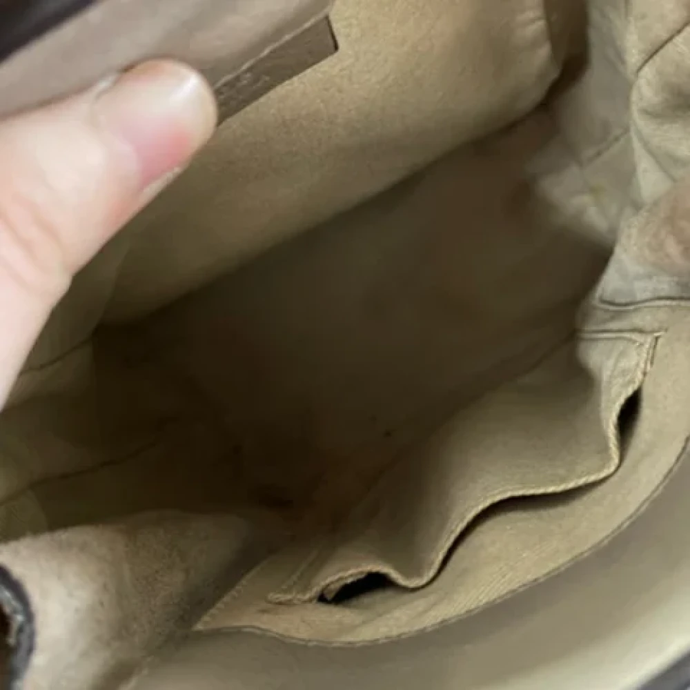 Chloé Pre-owned Leather backpacks Gray Dames