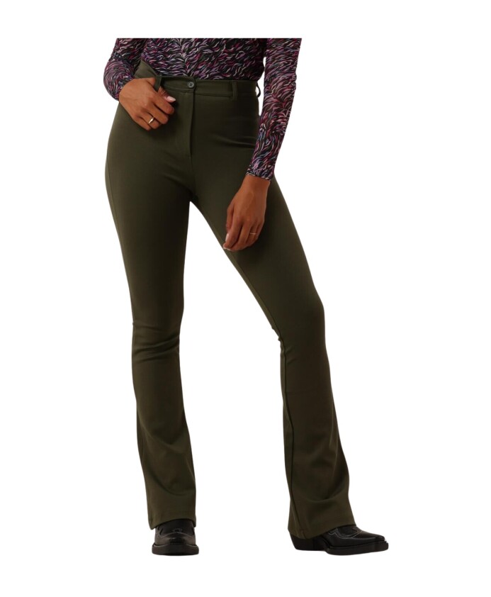 groene-flared-broek