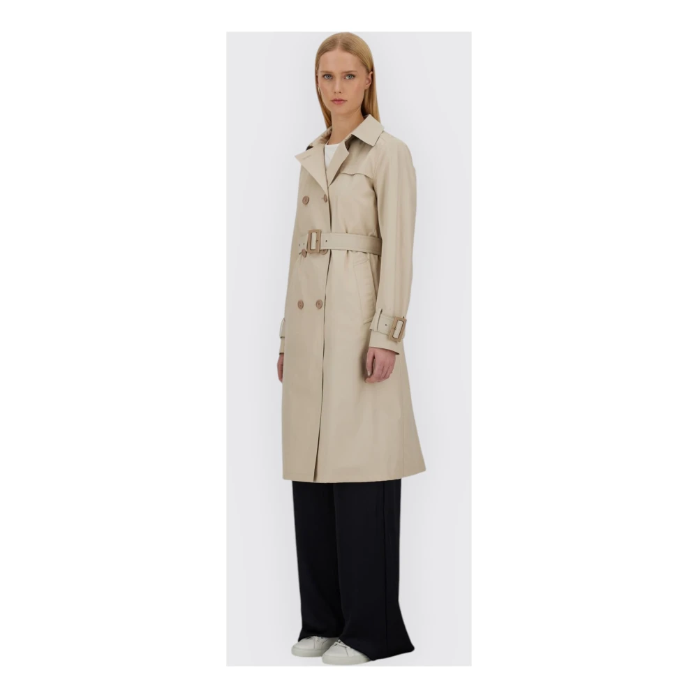 Herno Waterdichte Trenchcoat Beige Dames