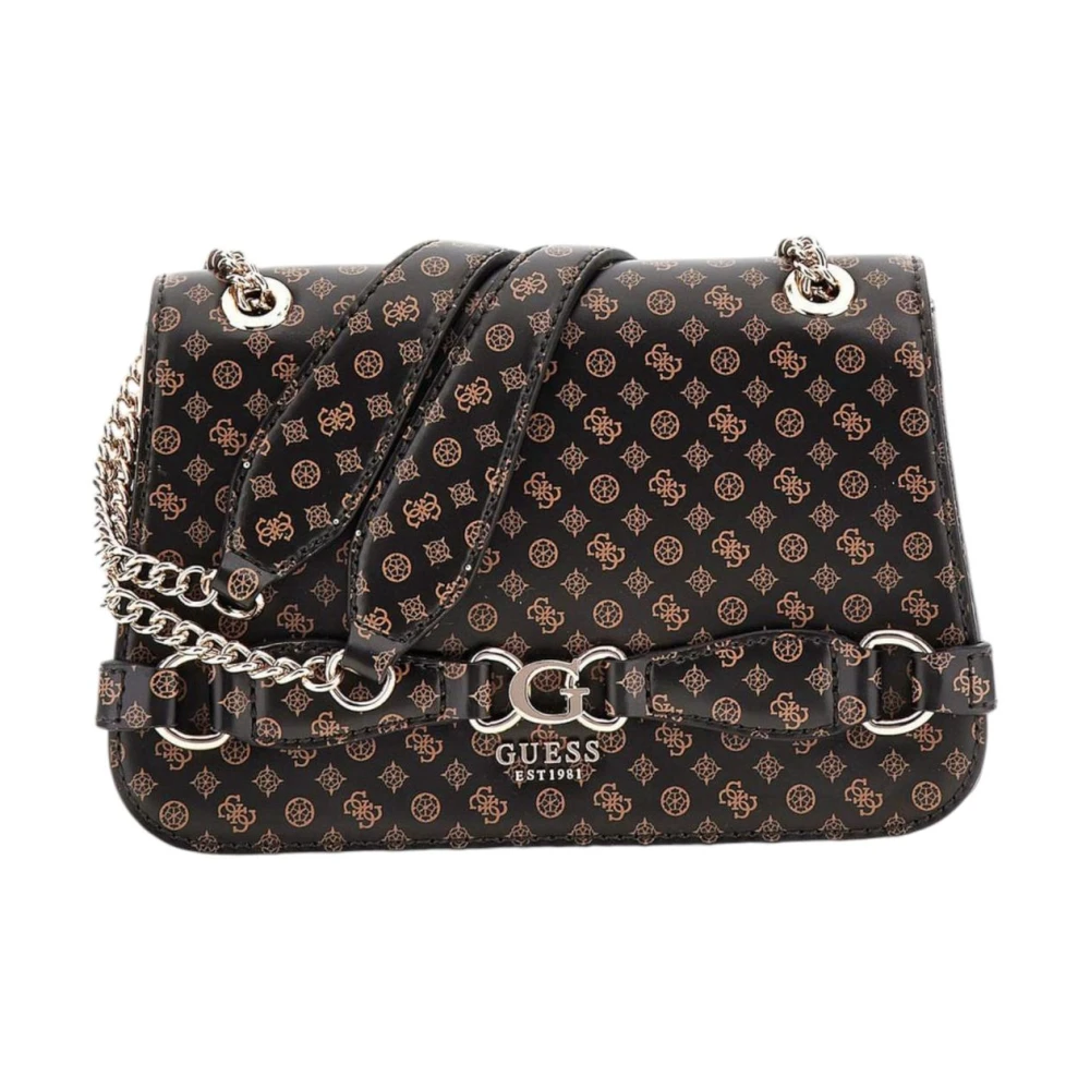 Guess Bruine Polyethyleen Handtas met Arlena Logo Brown Dames