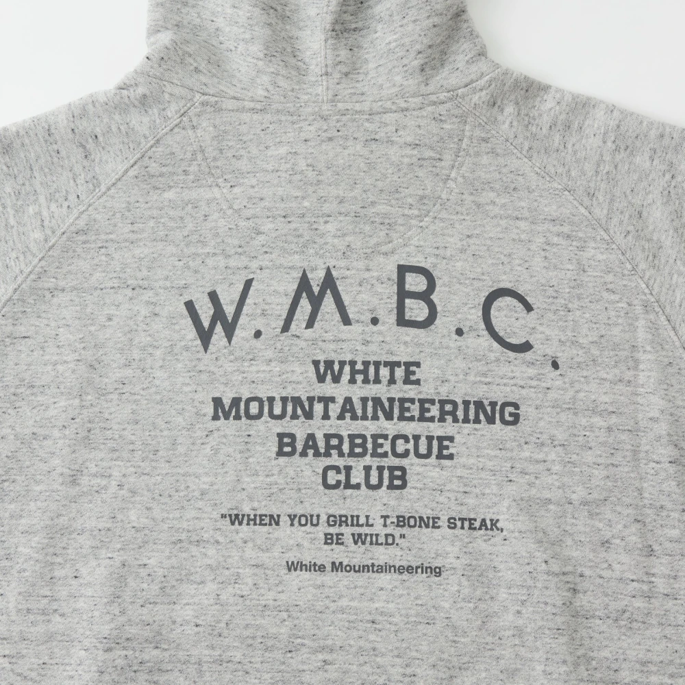 White Mountaineering Sweatshirts Hoodies Gray Heren