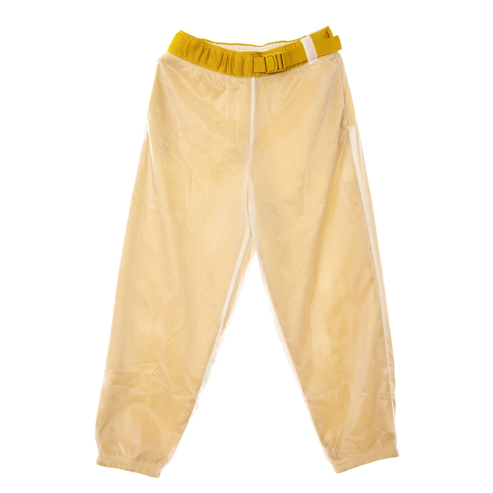 Nike Mesh Dubbellaags Sportswear Broek Beige Dames
