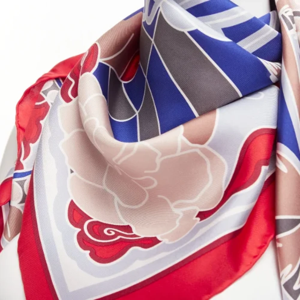 Chanel Vintage Pre-owned Silk scarves Multicolor Dames