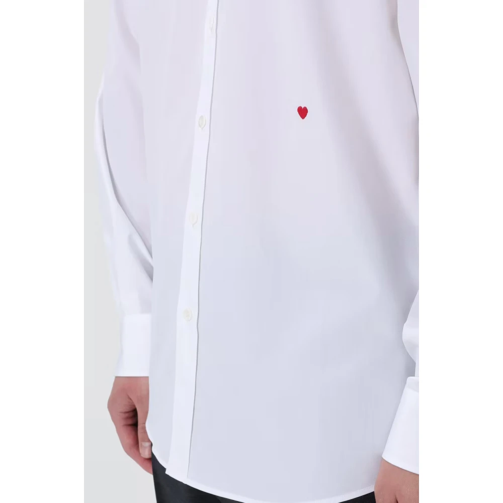 Moschino Witte Shirt Collectie White Heren