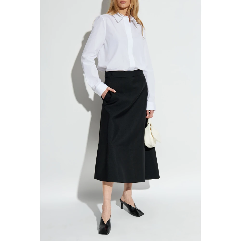 Jil Sander A-lijn rok Black Dames