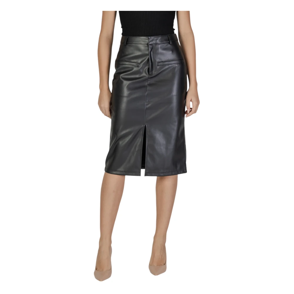 Vila Herfst Winter Dames Rokken Collectie Black Dames