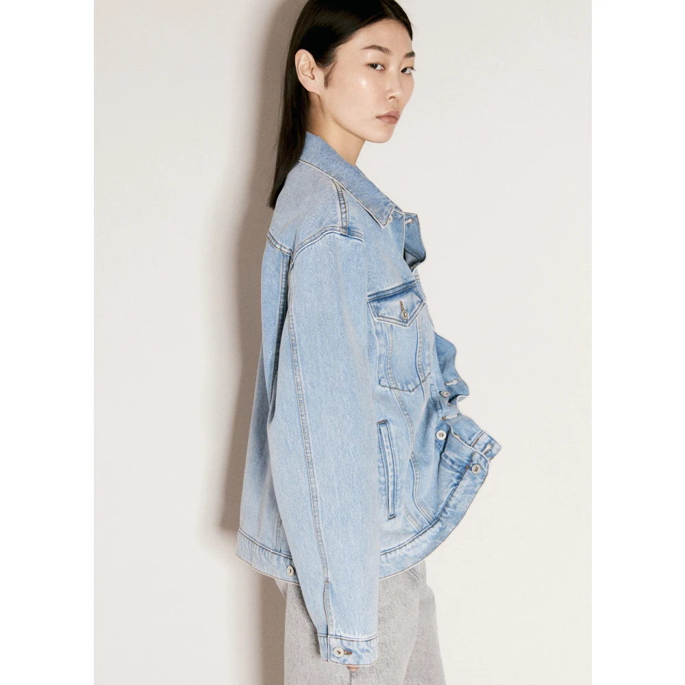 Y Project Wire Denim Jacket Blue Dames