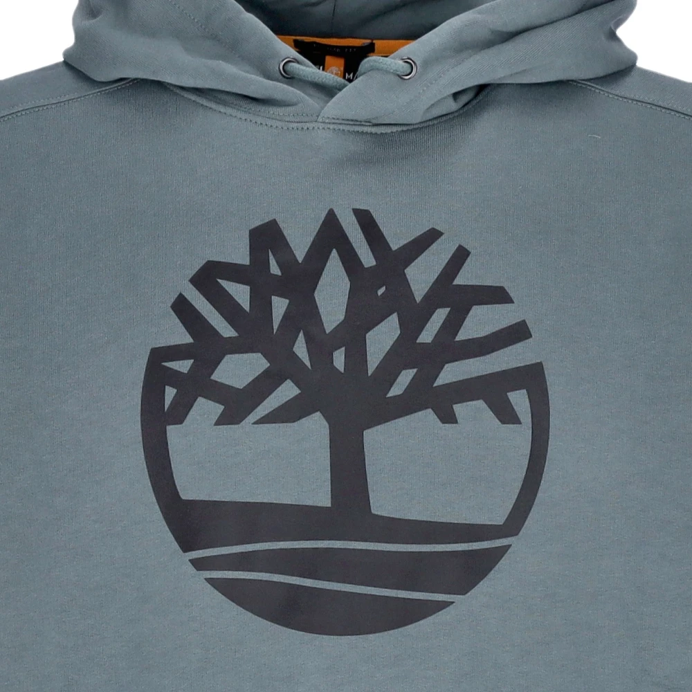Timberland Kern Logo Hoodie Groen Zwart Blue Heren