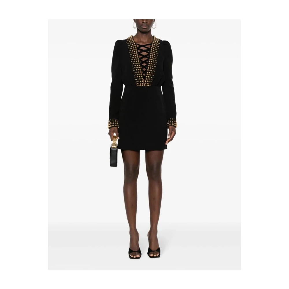 Amen Chic Day Dress Black Dames