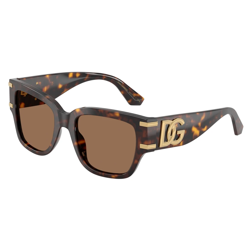 Dolce & Gabbana Brown Dg4563 502/73 Woman Sunglasses Acetate Turtle Squared Normal - Image 2