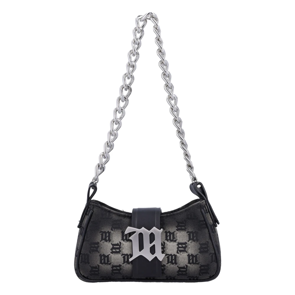 Misbhv Monogram Mini Schoudertas Black Dames