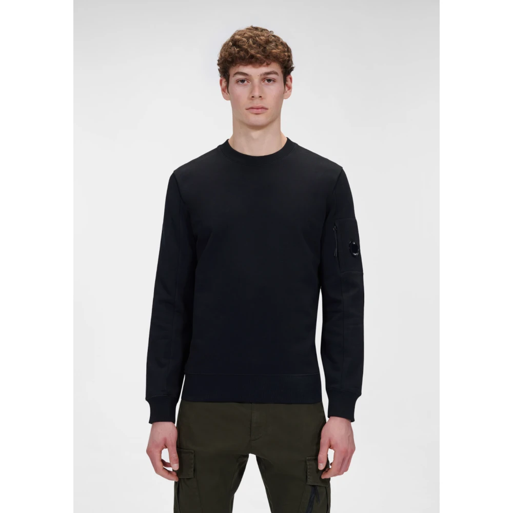 C.P. Company Zwart Sweatshirt Klassieke Stijl Black Heren