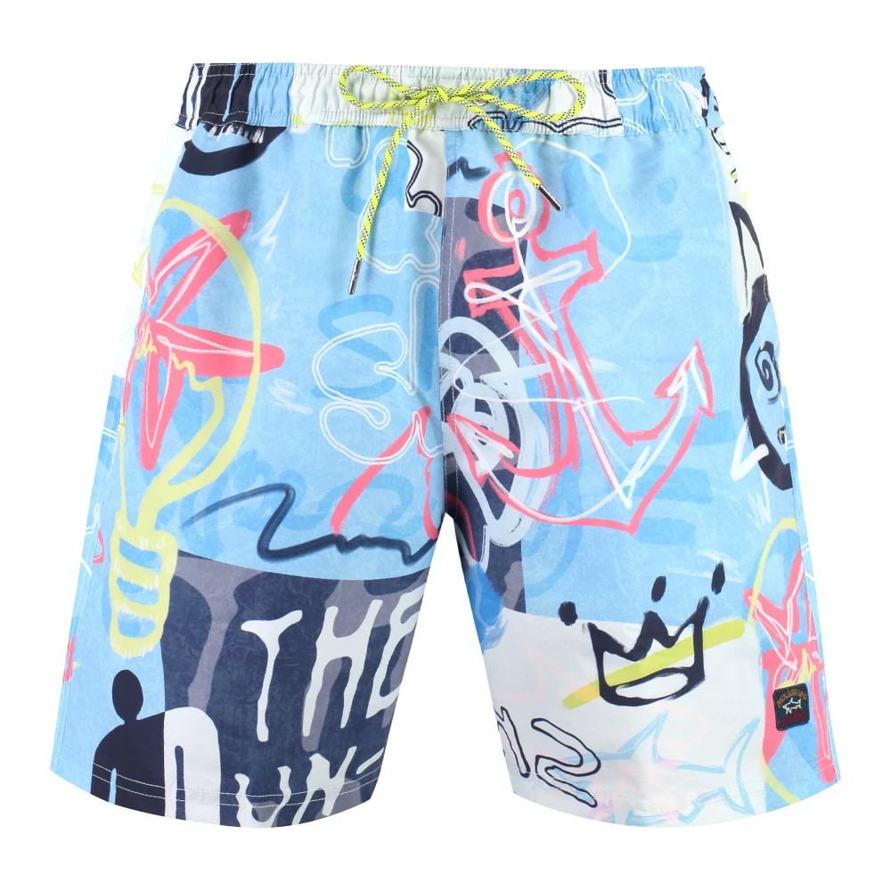 PAUL & SHARK Gedrukte zwemshorts Multicolor Heren