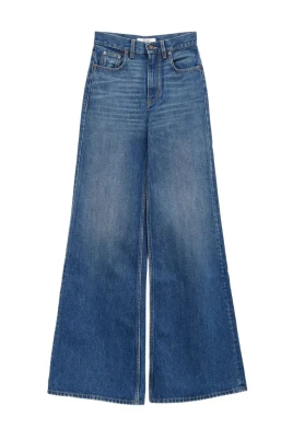 Hög Midja Boot Cut Denim Jeans