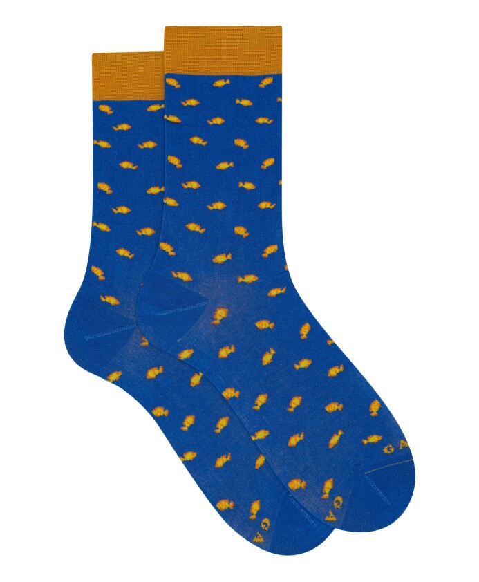 chaussettes-courtes-en-coton-pour-hommes-avec-motif-de-poisson-bicolore-bleu-clair