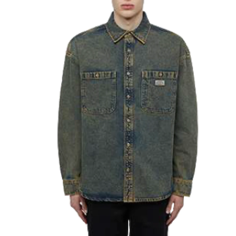 Dickies Casual Overhemden Collectie Blue Heren