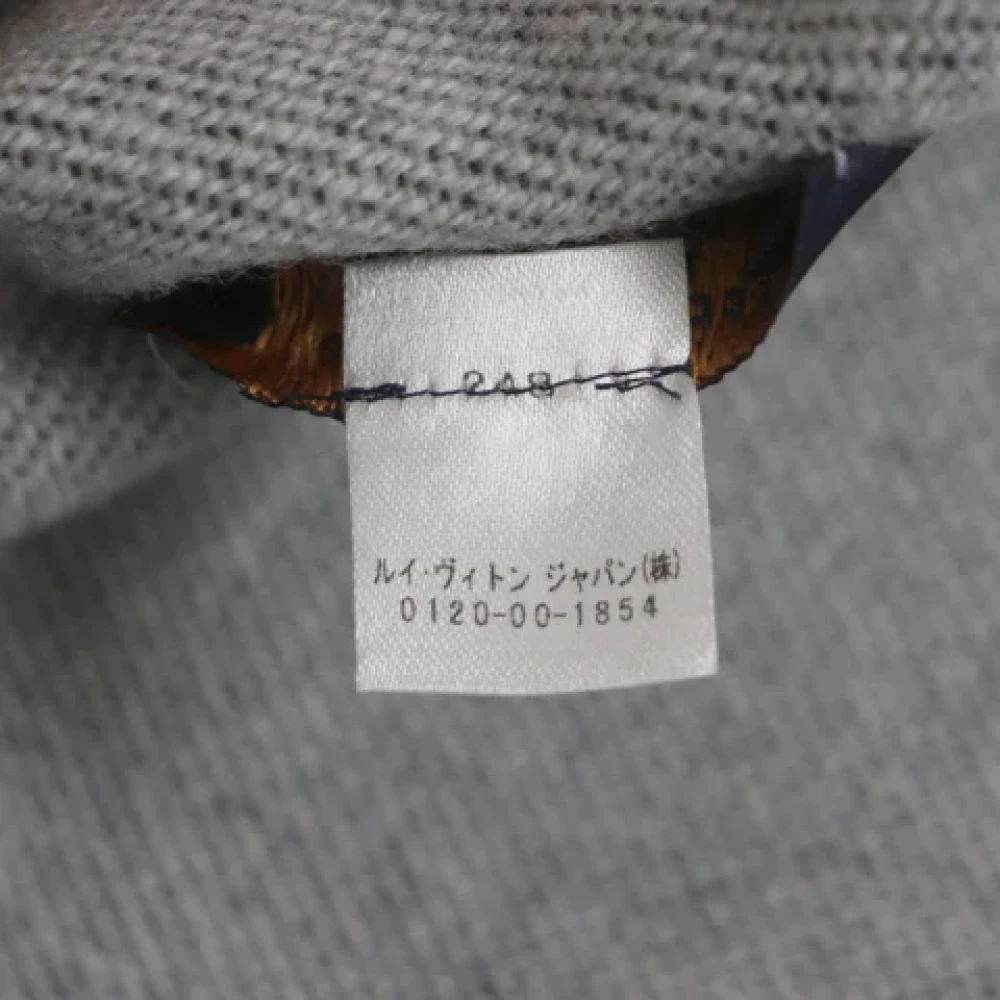 Louis Vuitton Vintage Pre-owned Canvas scarves Black Dames