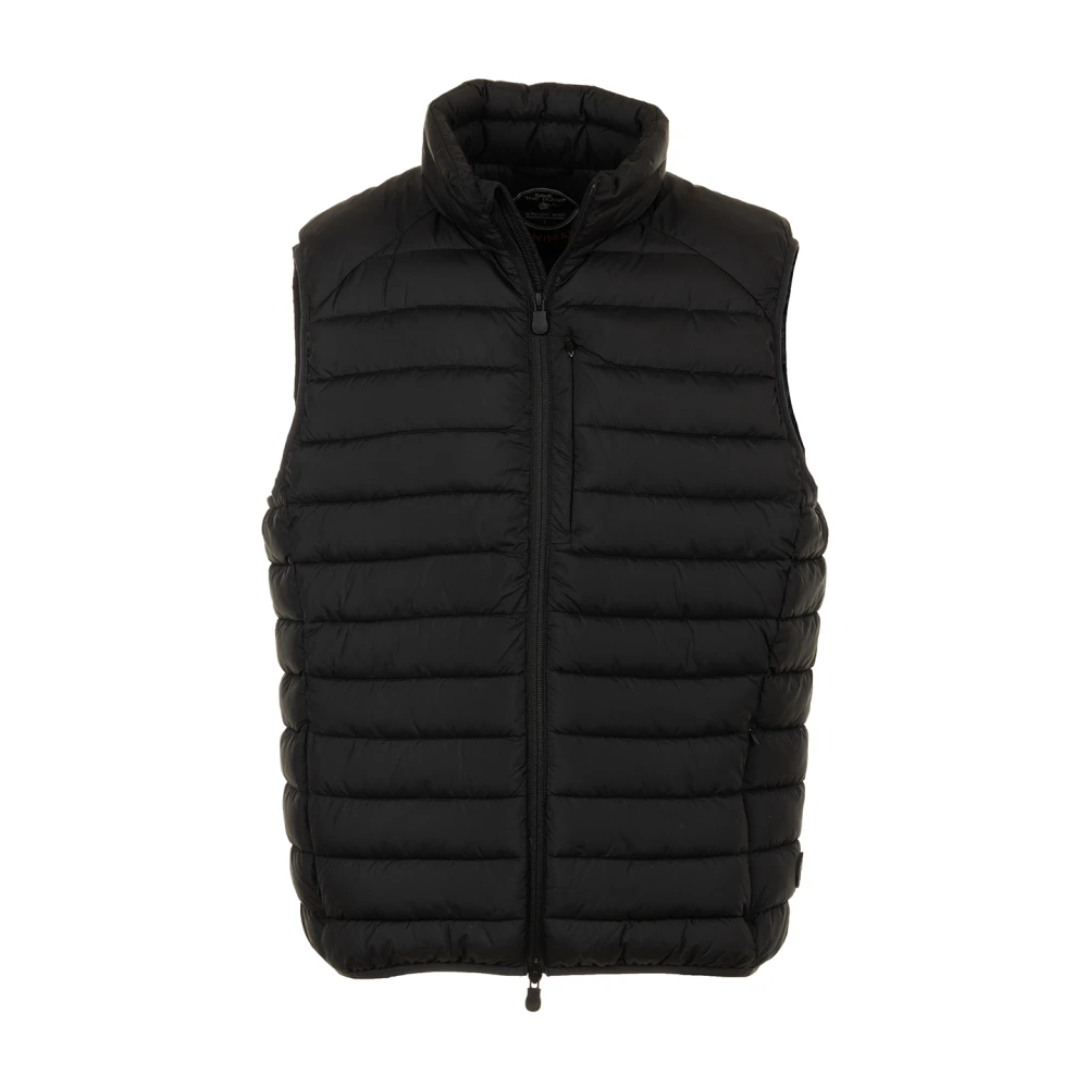 Save The Duck Zwarte Gilet Jassen voor Mannen Black Heren