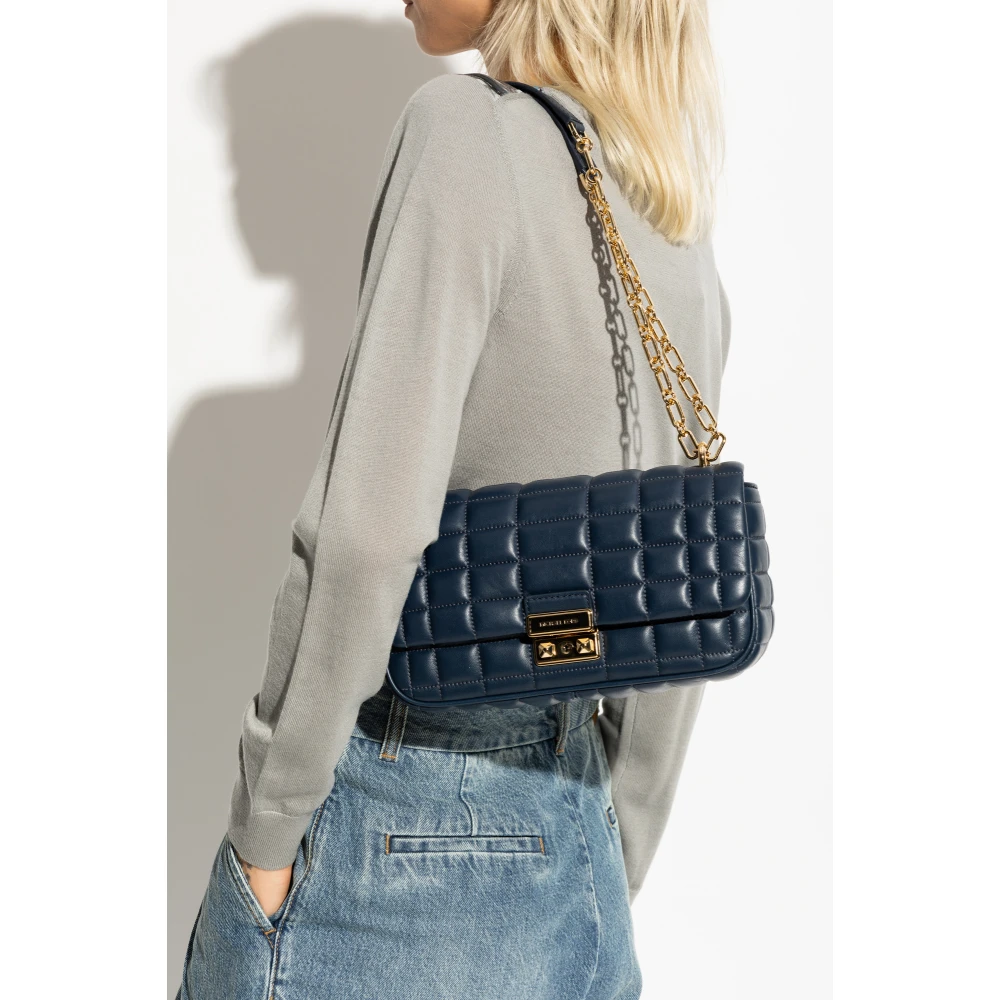 Michael Kors Schoudertas Tribeca Blue Dames