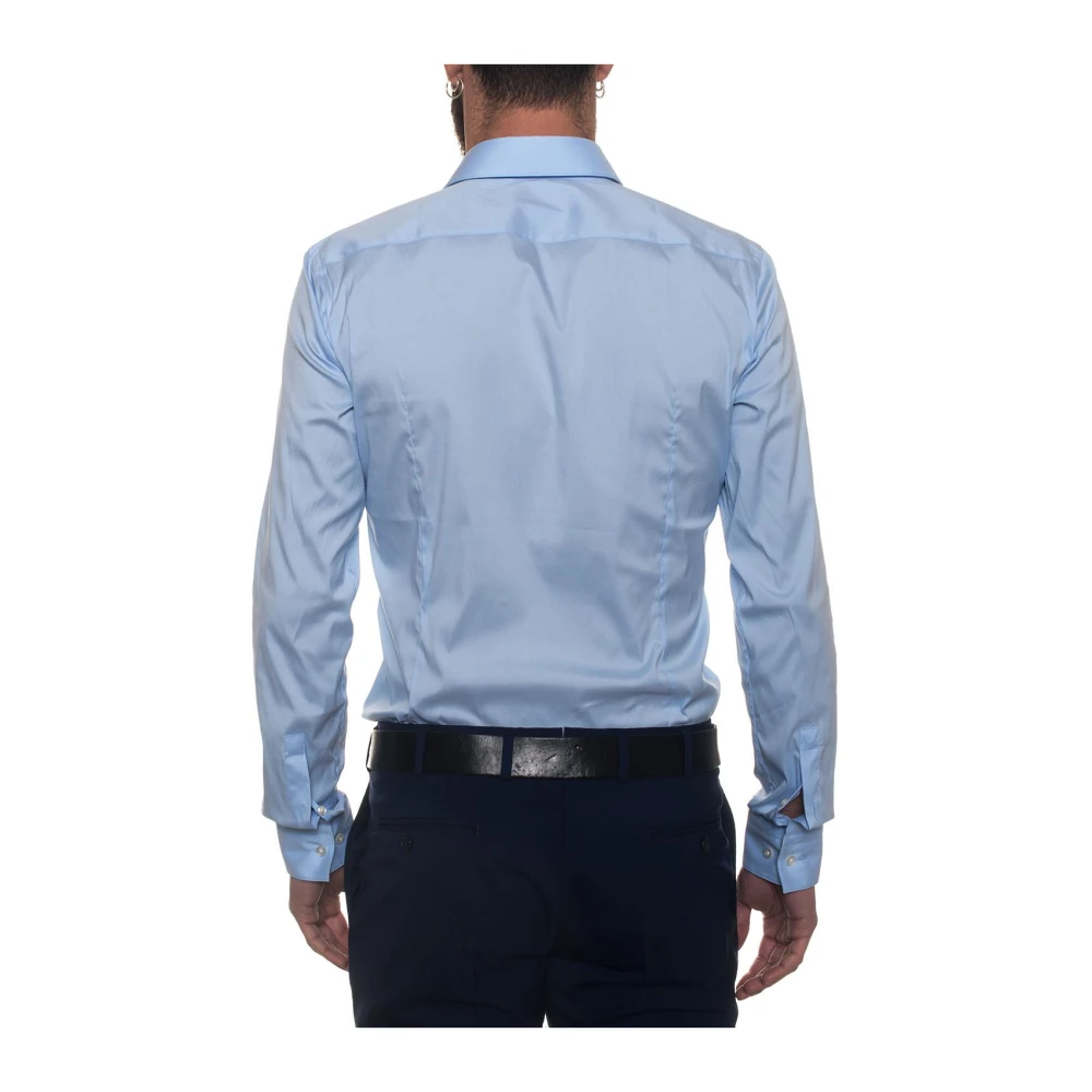 Boss Herwing Dress Shirt Blue Heren