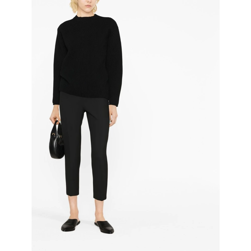 PESERICO Stijlvolle Panta Broek Black Dames