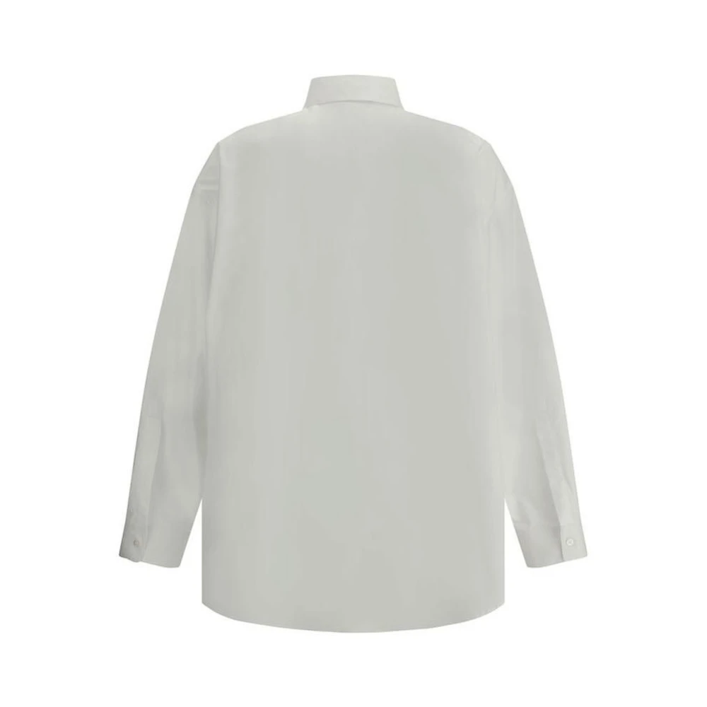 Balenciaga Minimal Katoenen Overhemd Model 617527 White Heren