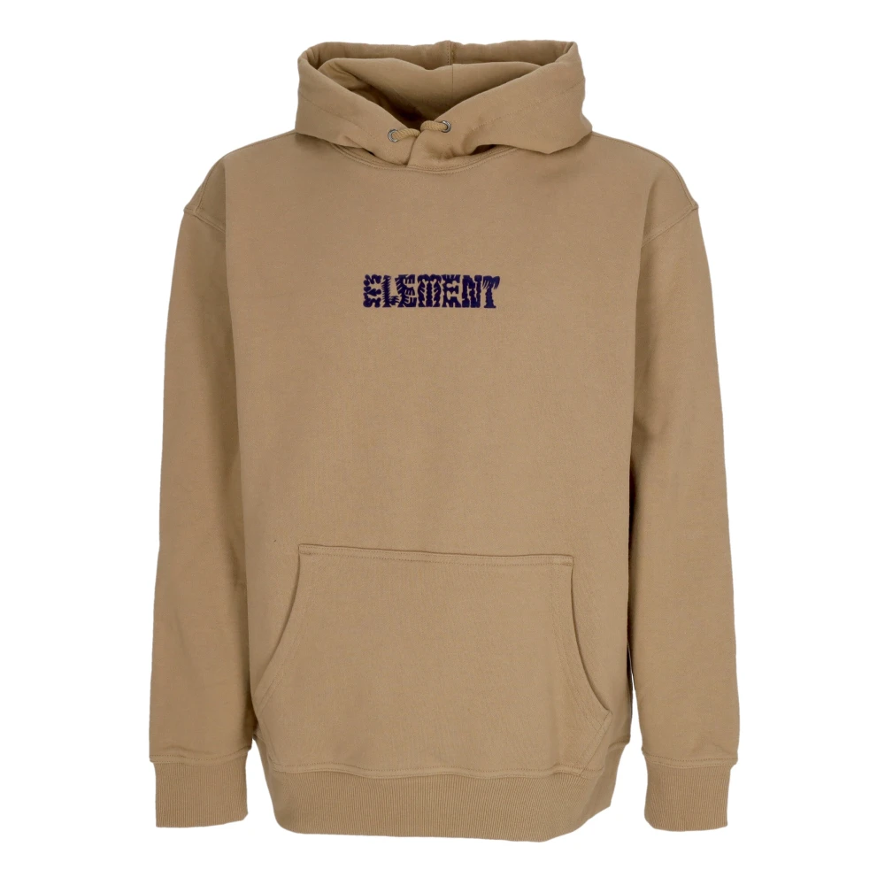 Element Men's Brown Cipher Lightweight Hoodie Khaki - Elet - Hoodies - L - Sweatshirts & Hoodies