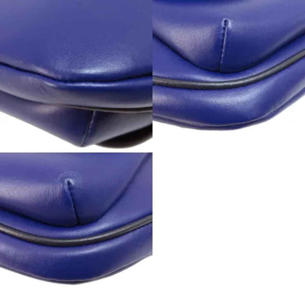 Coach Pre-owned Leather crossbody-bags Blue Dames