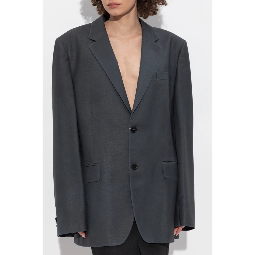 Maison Margiela Wollen blazer Gray Dames