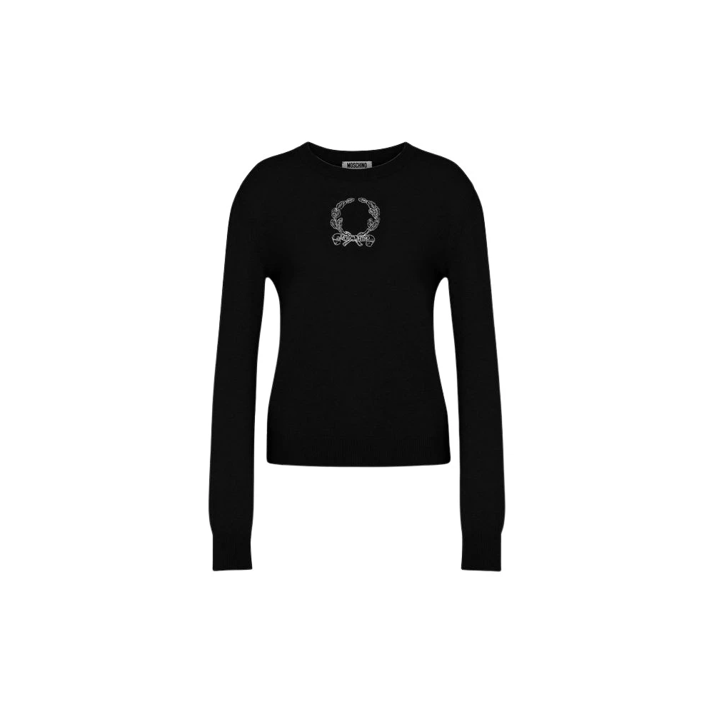 Moschino Donna Nero Maglie, Xl, New,