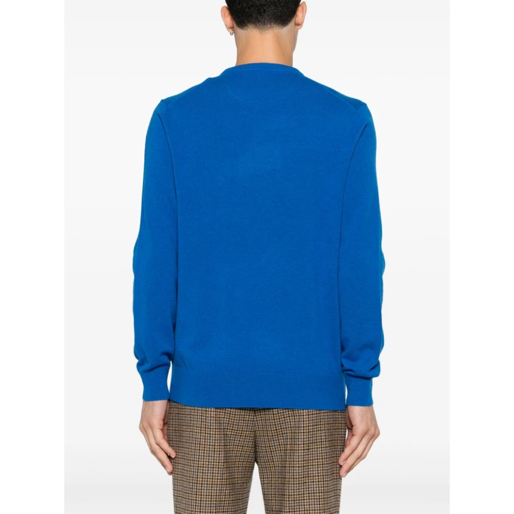 MC2 Saint Barth Blauw Logo Jersey Sweaters Blue Heren