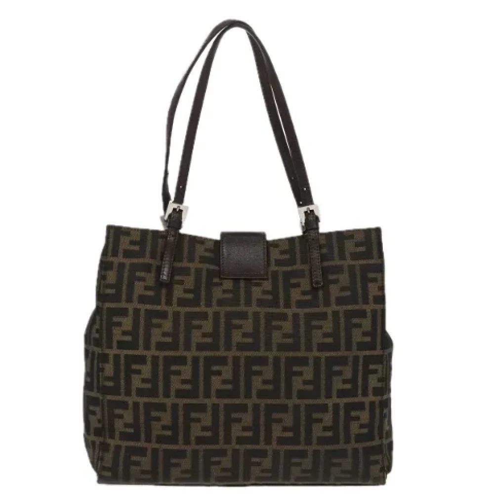Fendi Vintage Pre-owned Canvas fendi-bags Black Dames