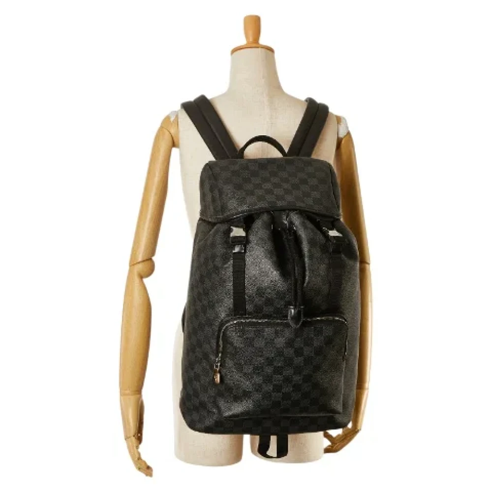 Louis Vuitton Vintage Pre-owned Canvas handbags Black Heren