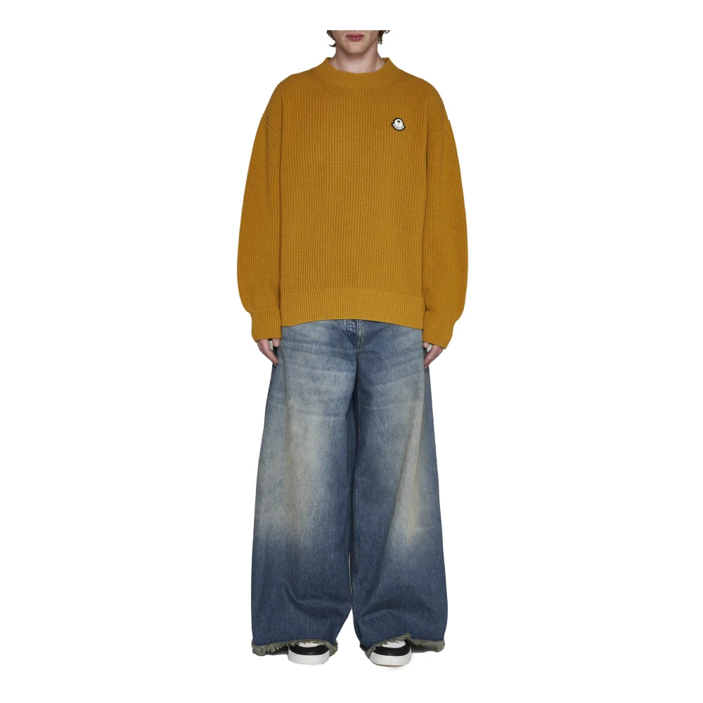 Moncler Blauwe Jeans Broek Blue Heren