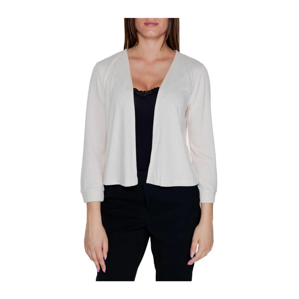 Street One Lente Zomer Viscose Blend Cardigan Beige Dames